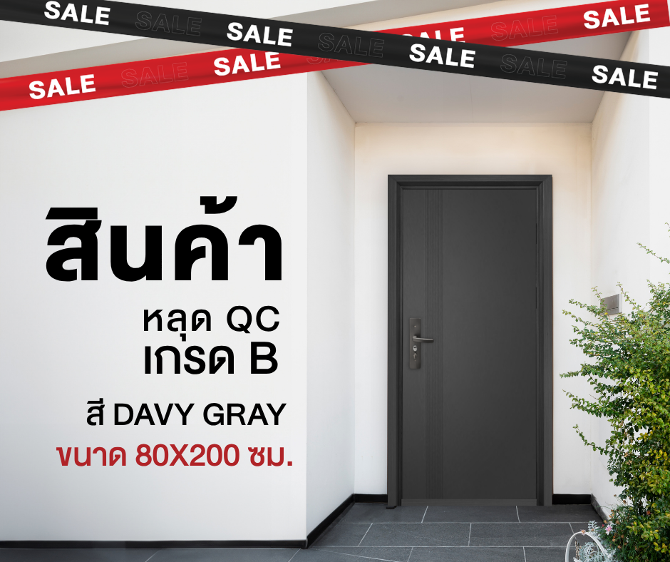 Ferrum ประตูเหล็กบานเดี่ยว ขนาด 80x200 ซม. DG04-806