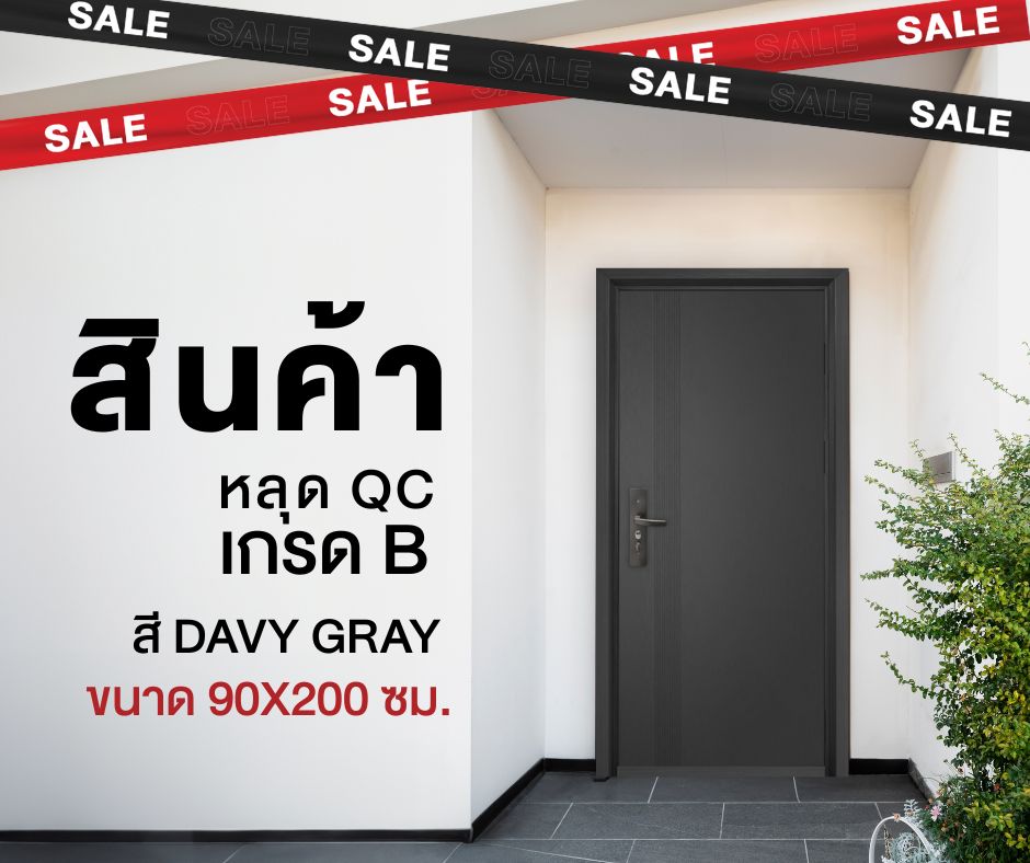 Ferrum ประตูเหล็กบานเดี่ยว ขนาด 90x200 ซม. DG18-906
